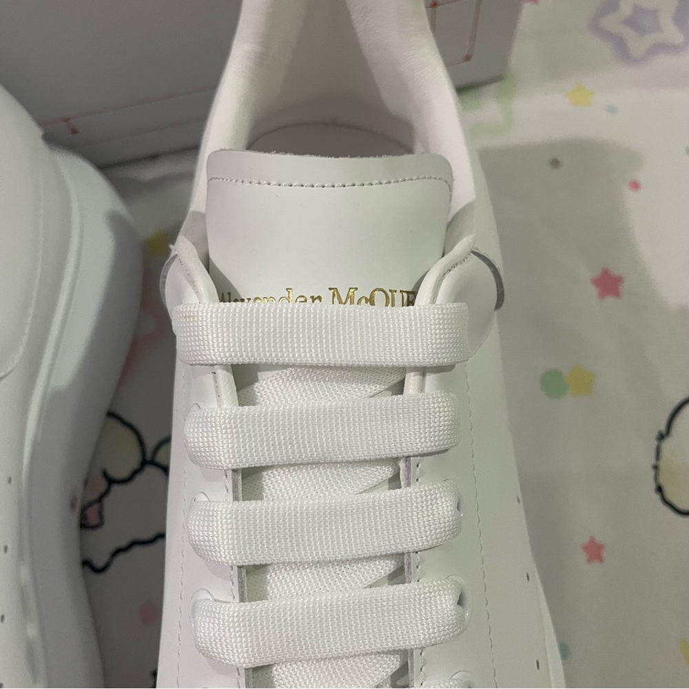 Alexander McQUEEN White Leather Oversized Sneaker - Picture 2 of 9